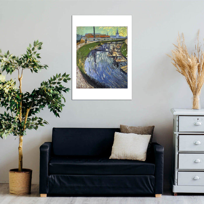 Vincent Van Gogh - The Roubine du Roi Canal with Washerwomen, 1888