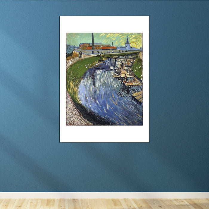 Vincent Van Gogh - The Roubine du Roi Canal with Washerwomen, 1888