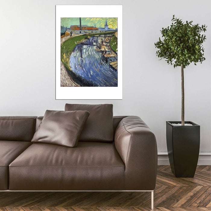 Vincent Van Gogh - The Roubine du Roi Canal with Washerwomen, 1888