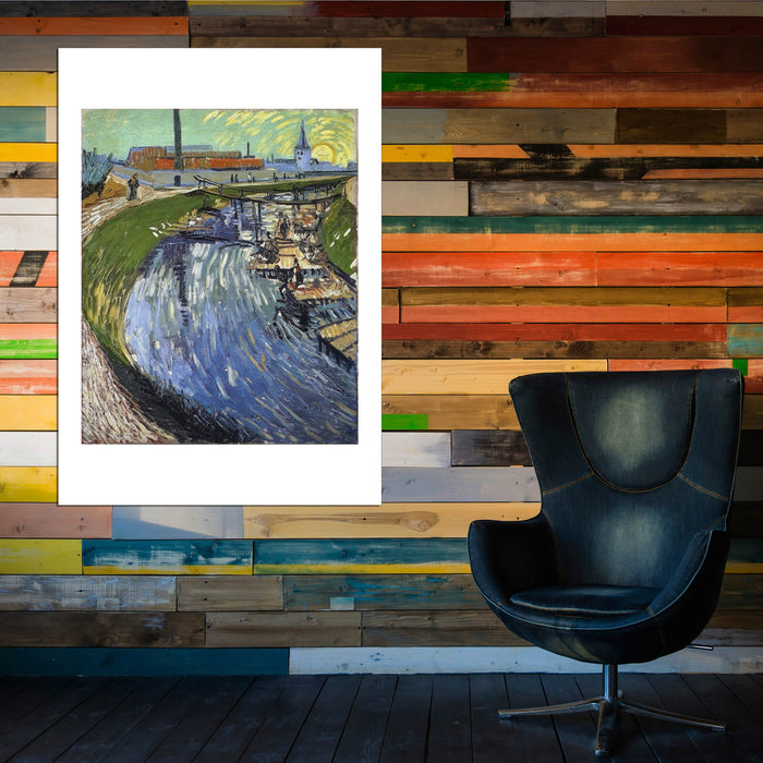 Vincent Van Gogh - The Roubine du Roi Canal with Washerwomen, 1888