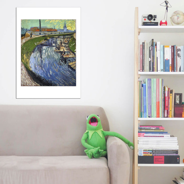 Vincent Van Gogh - The Roubine du Roi Canal with Washerwomen, 1888