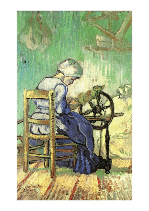 Vincent Van Gogh - The Spinner (after Millet), 1889