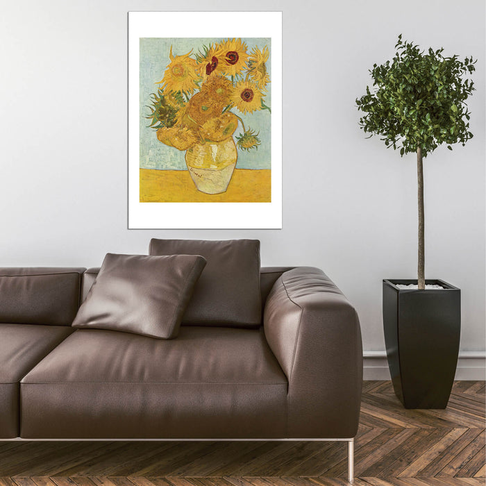 Vincent Van Gogh - Vase with 12 Sunflowers