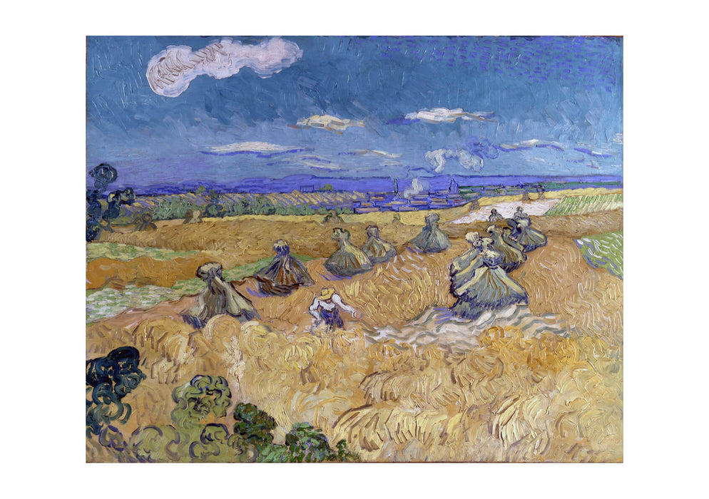 Vincent Van Gogh - Wheat Fields with Reaper Auvers