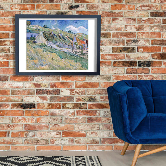 Vincent Van Gogh A Group of Cottages, 1890