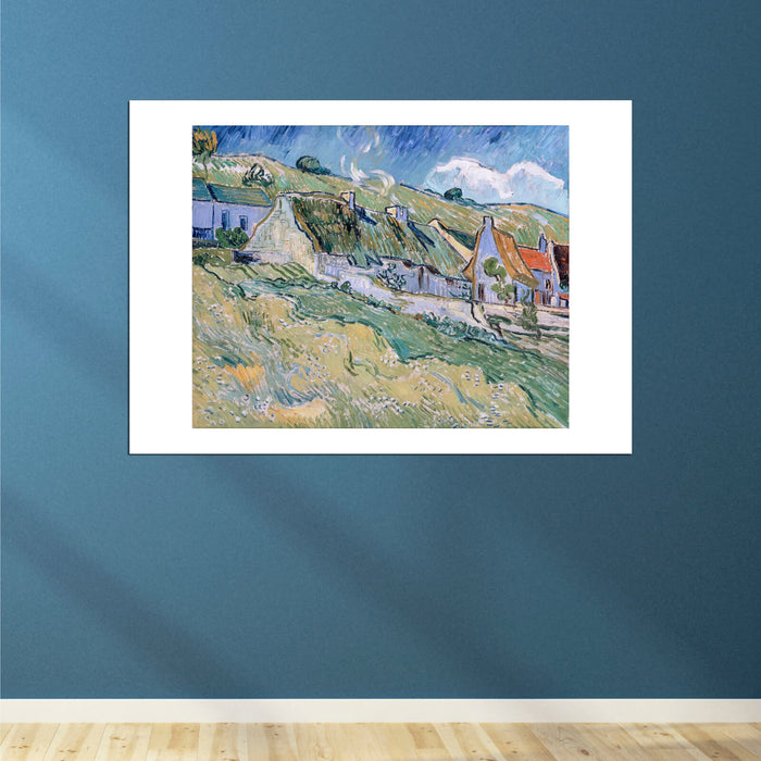 Vincent Van Gogh A Group of Cottages, 1890