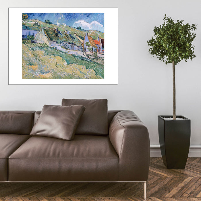 Vincent Van Gogh A Group of Cottages, 1890