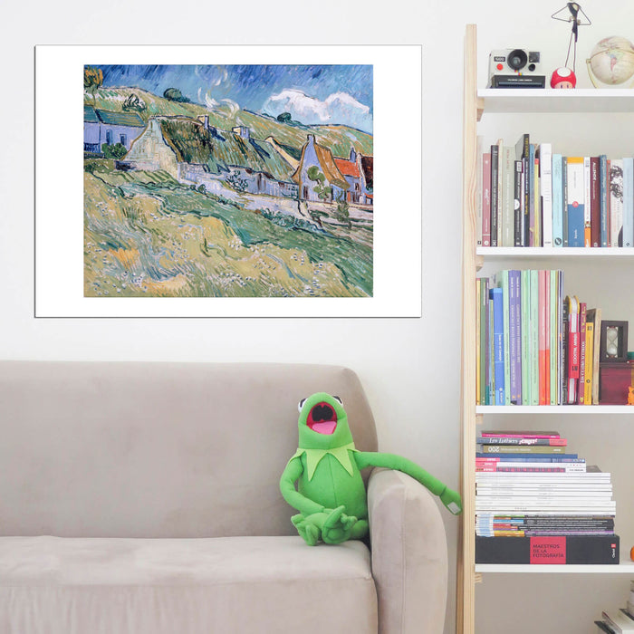 Vincent Van Gogh A Group of Cottages, 1890