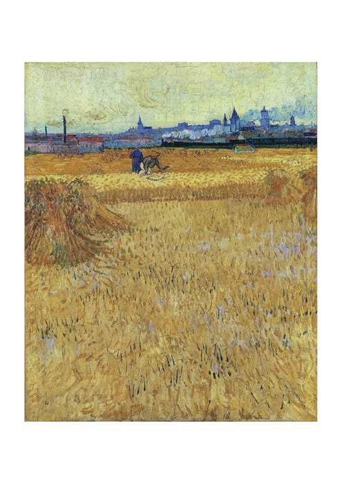 Vincent Van Gogh Arles - View from the Wheat Fields, 1888