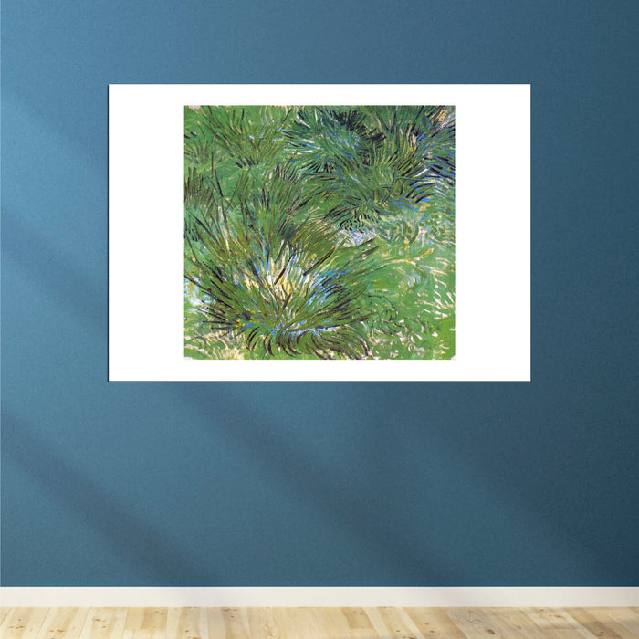 Vincent Van Gogh Clumps of Grass, 1889