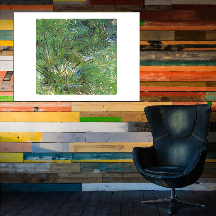 Vincent Van Gogh Clumps of Grass, 1889