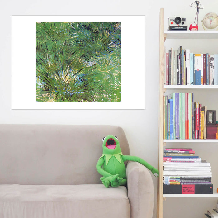 Vincent Van Gogh Clumps of Grass, 1889