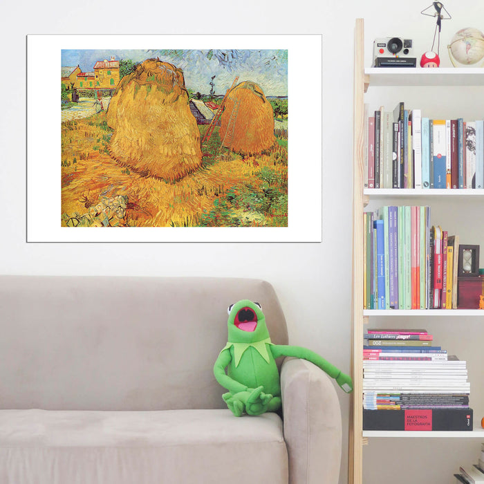 Vincent Van Gogh Haystacks in Provence