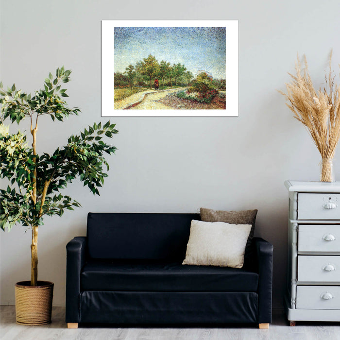 Vincent Van Gogh Lane in Voyer d'Argenson Park at Asnieres, 1887