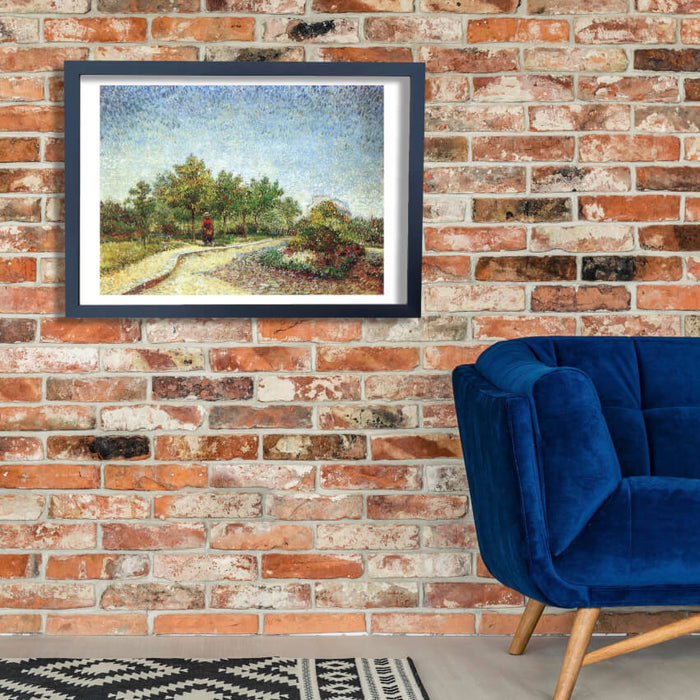 Vincent Van Gogh Lane in Voyer d'Argenson Park at Asnieres, 1887