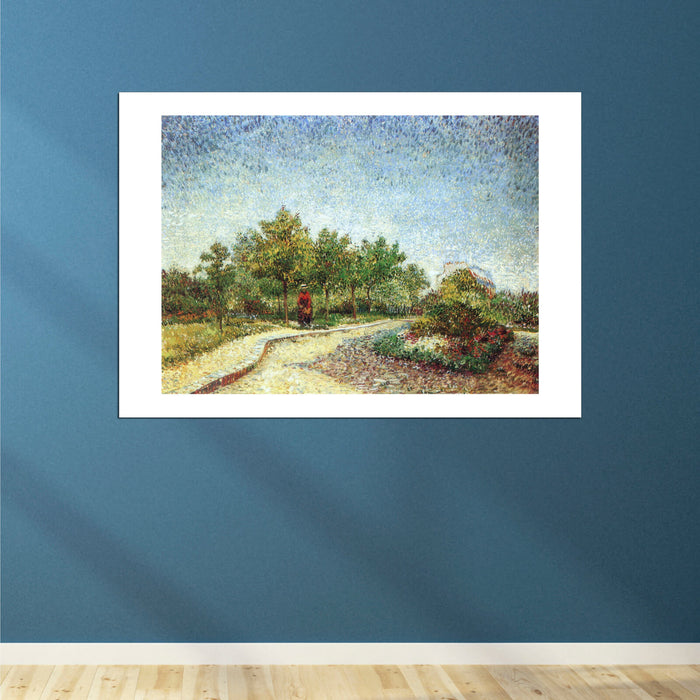 Vincent Van Gogh Lane in Voyer d'Argenson Park at Asnieres, 1887