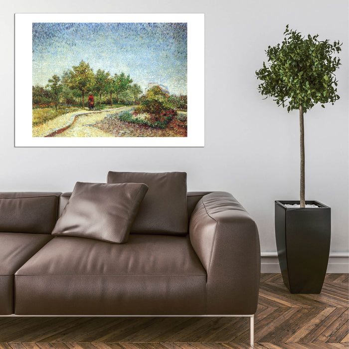 Vincent Van Gogh Lane in Voyer d'Argenson Park at Asnieres, 1887