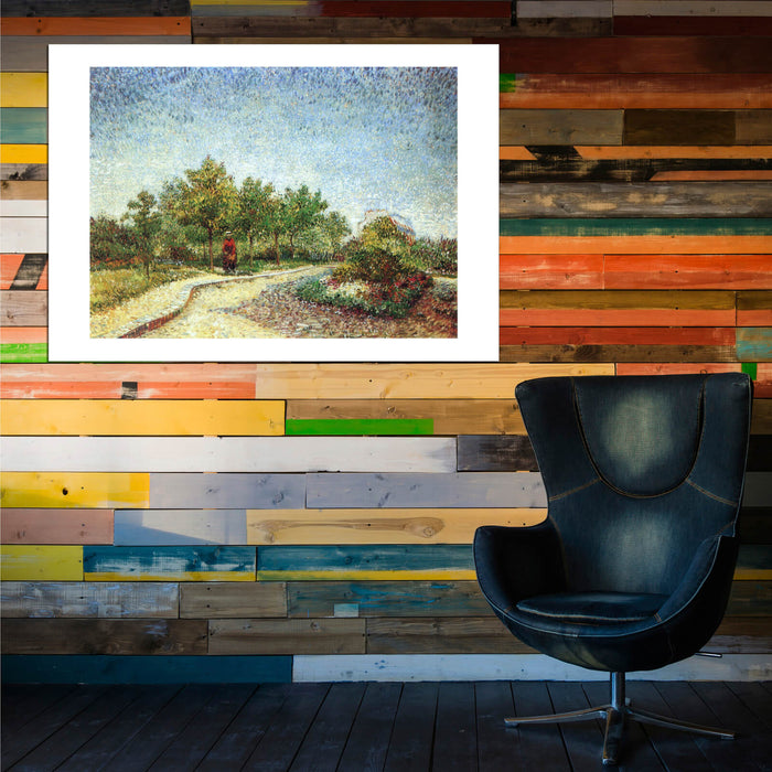 Vincent Van Gogh Lane in Voyer d'Argenson Park at Asnieres, 1887