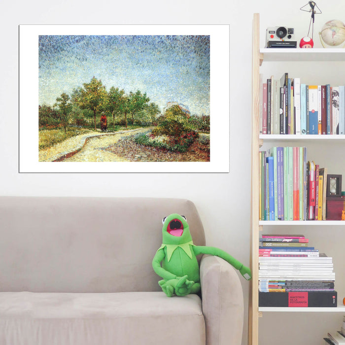 Vincent Van Gogh Lane in Voyer d'Argenson Park at Asnieres, 1887