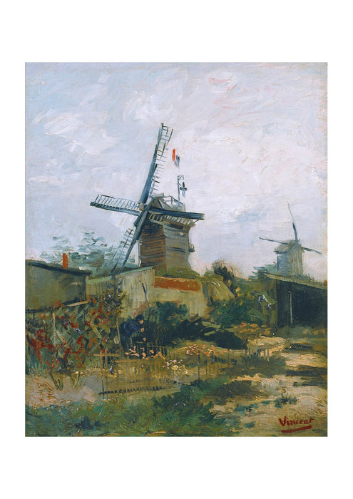 Vincent Van Gogh Le Moulin de Blute Fin, 1886