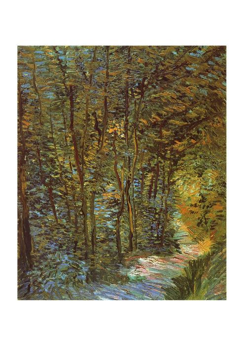 Vincent Van Gogh Path in the Woods, 1887