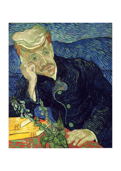 Vincent Van Gogh Portrait of Dr Gachet, 1890 01