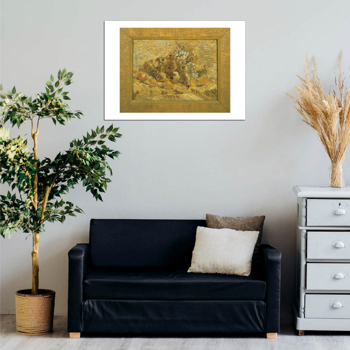 Vincent Van Gogh Quinces, Lemons, Pears and Grapes (Framed), 1887-88