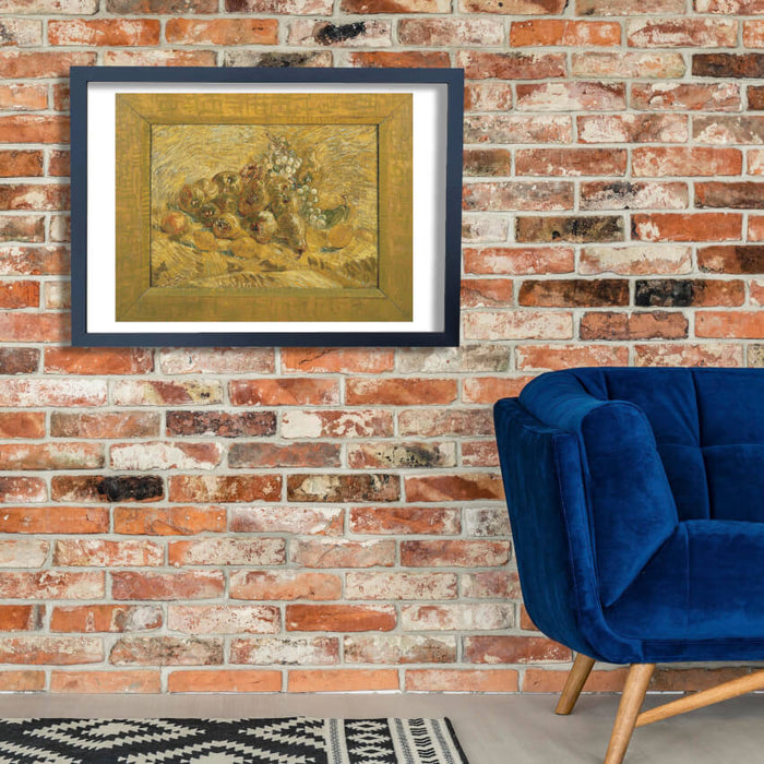 Vincent Van Gogh Quinces, Lemons, Pears and Grapes (Framed), 1887-88