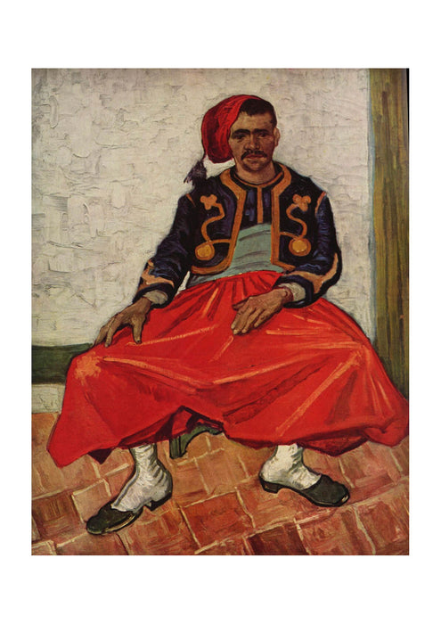 Vincent Van Gogh Seated Zouave, 1888