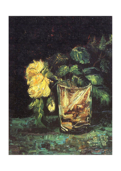 Vincent Van Gogh Still Life - Rose in Glass, 1886