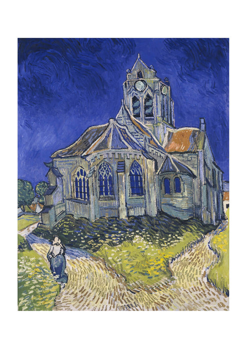Vincent Van Gogh The Church in Auvers-Sur-Oise 1890