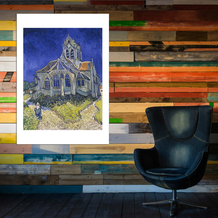 Vincent Van Gogh The Church in Auvers-Sur-Oise 1890