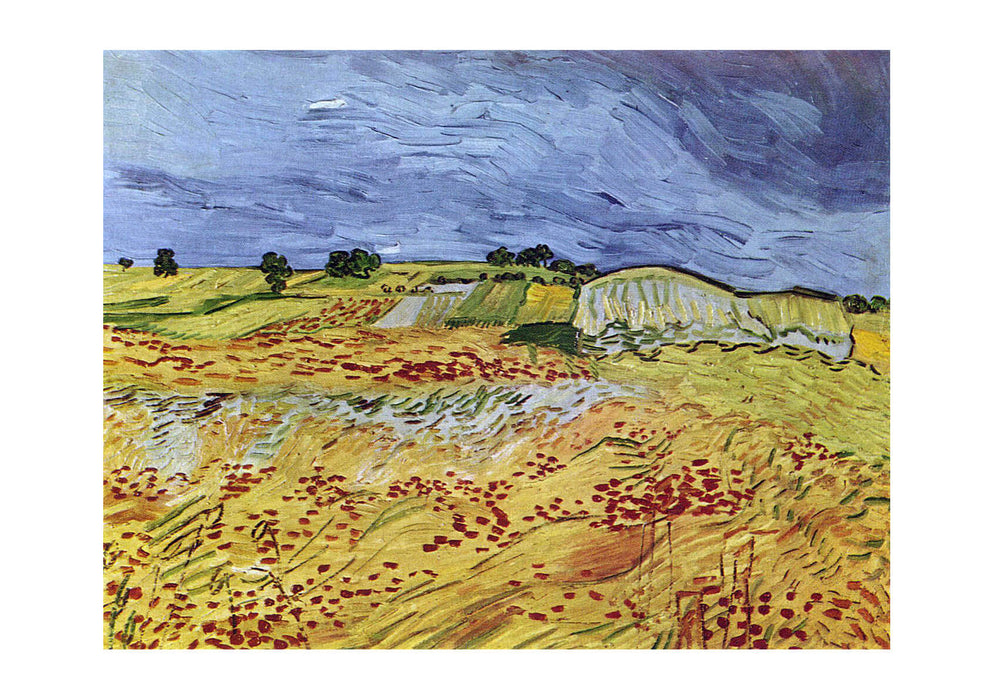 Vincent Van Gogh The Fields with Dark Clouds, 1890