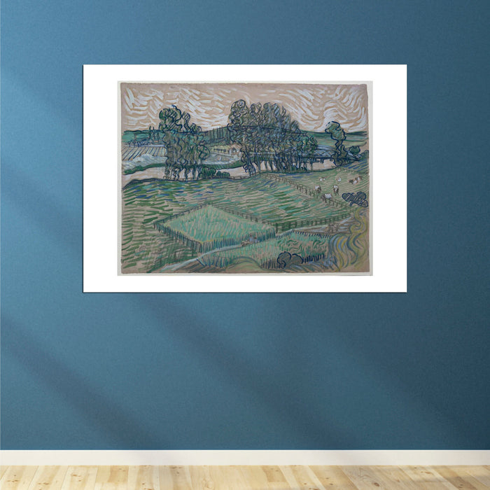 Vincent Van Gogh The Oise at Auvers, 1890