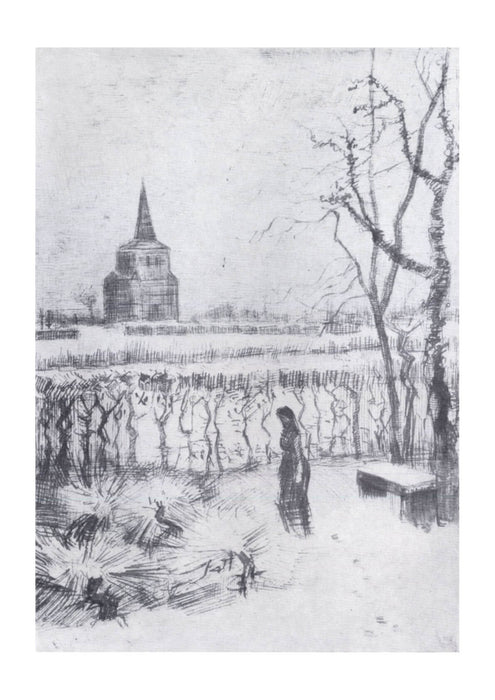 Vincent Van Gogh The Old Tower (Melancholie), 1884