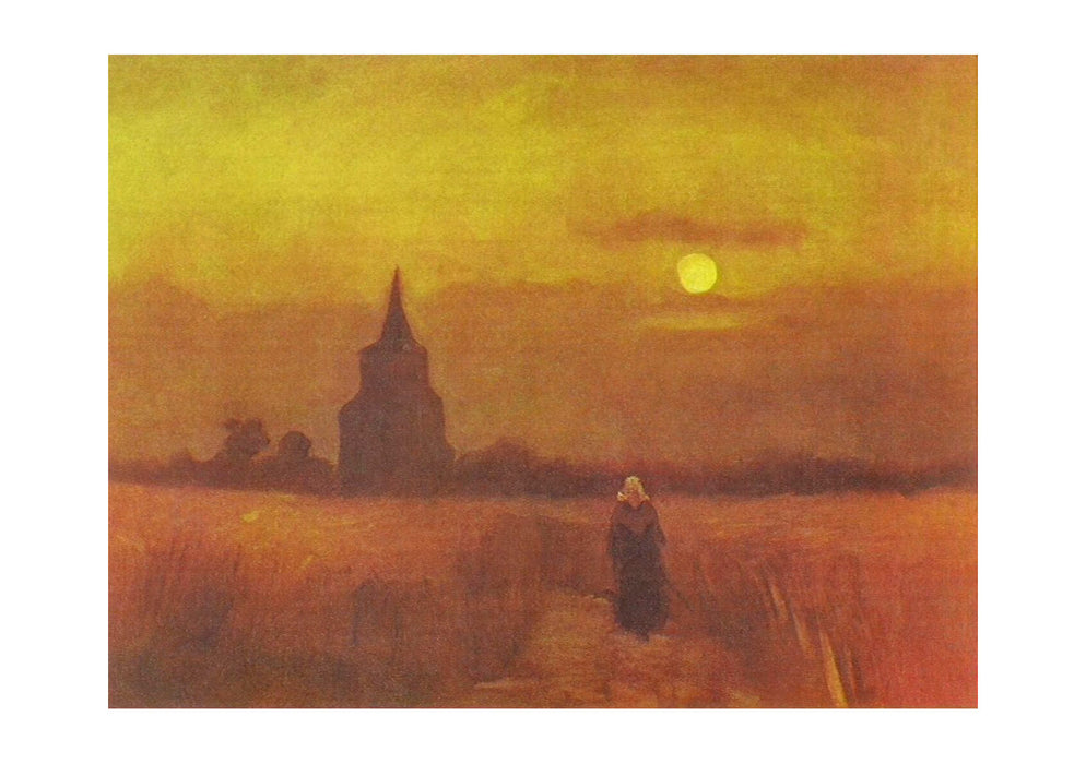 Vincent Van Gogh The Old Tower in the Fields, 1884