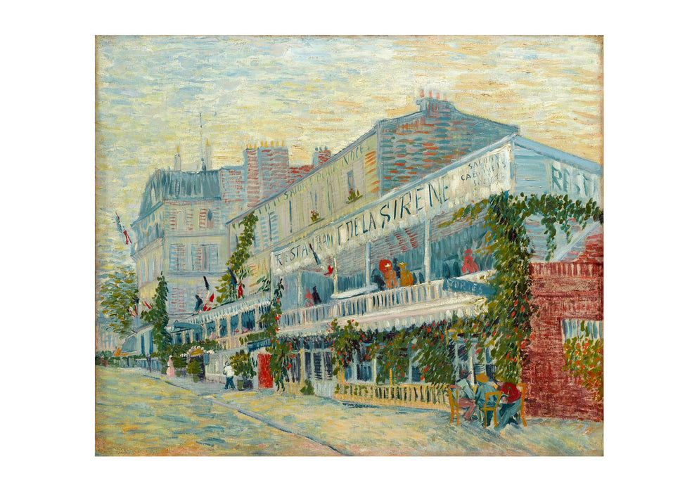 Vincent Van Gogh The Restaurant de la Sirene at Asnieres, 1887 01