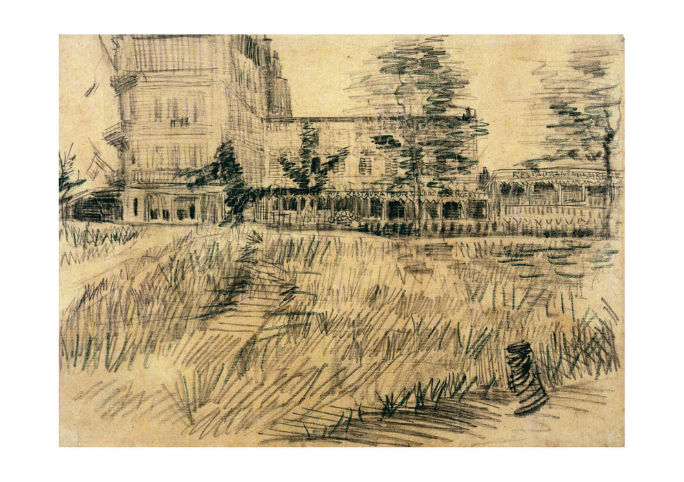 Vincent Van Gogh The Restaurant de la Sirene at Asnieres, 1887 03