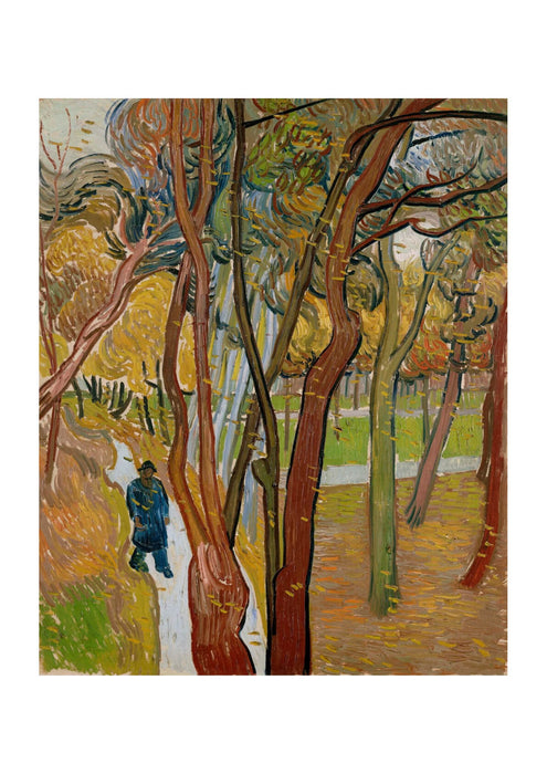 Vincent Van Gogh The Walk - Falling Leaves, 1889