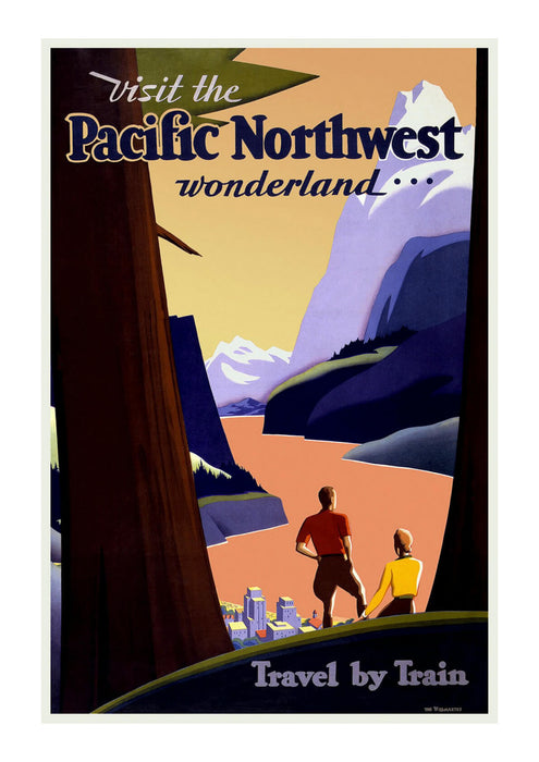 Visit The Pacific Northwest Travel Poster