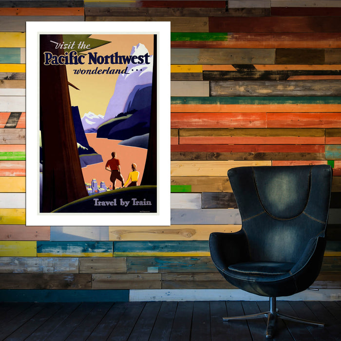 Visit The Pacific Northwest Travel Poster