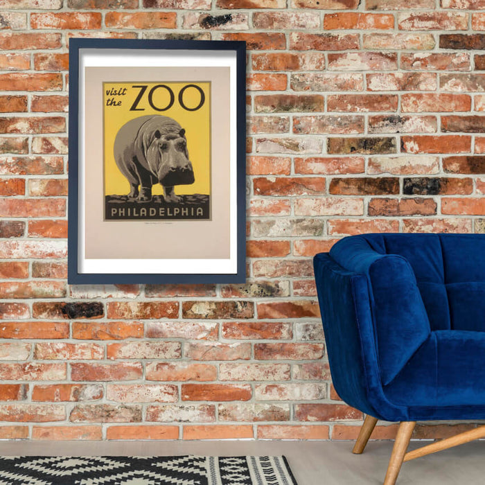 Visit The Zoo Philadelphia Travel Poster