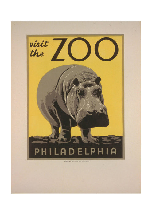 Visit The Zoo Philadelphia Travel Poster