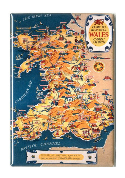 Wales British Railways Map