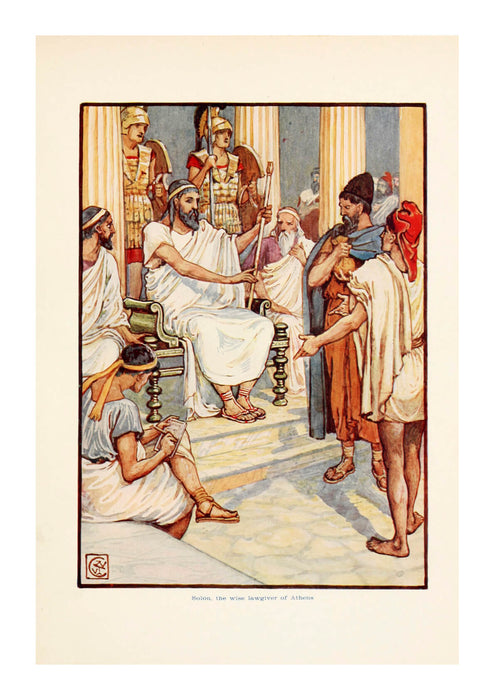 Walter Crane - Solon the wise lawgiver of Athens