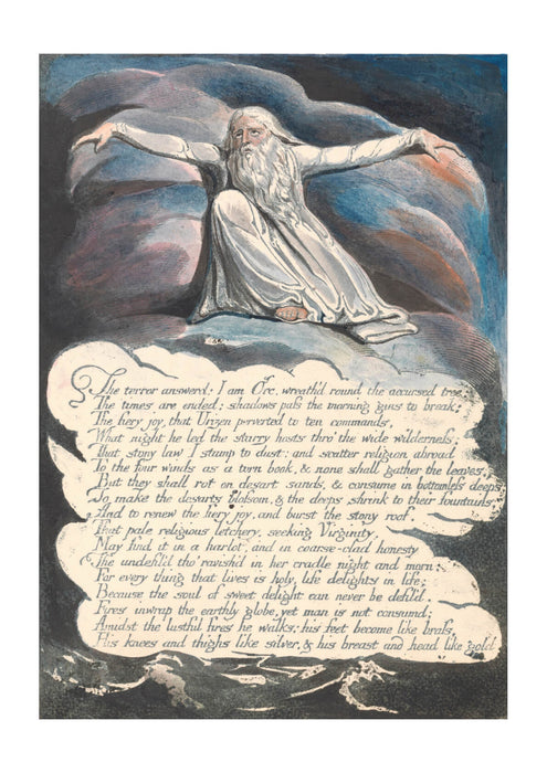 William Blake - America A Prophecy Plate 10