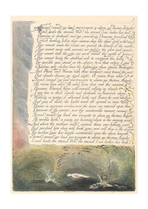 William Blake - America A Prophecy Plate 11