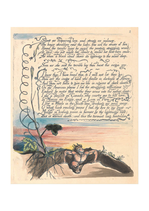 William Blake - America A Prophecy Plate 4