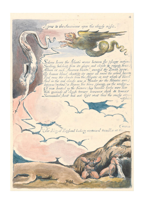 William Blake - America A Prophecy Plate 6