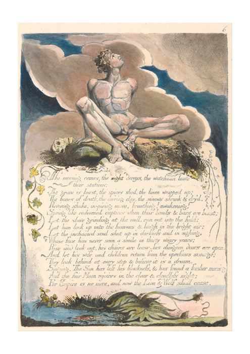 William Blake - America A Prophecy Plate 8